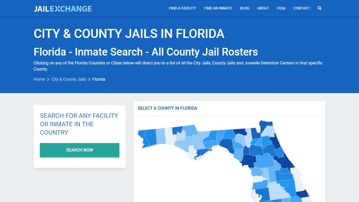 Inmate Search - Florida County Jails | Jail Exchange